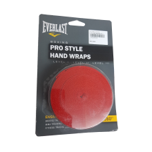 Everlast Pro Style Hand Wraps 180" - Red